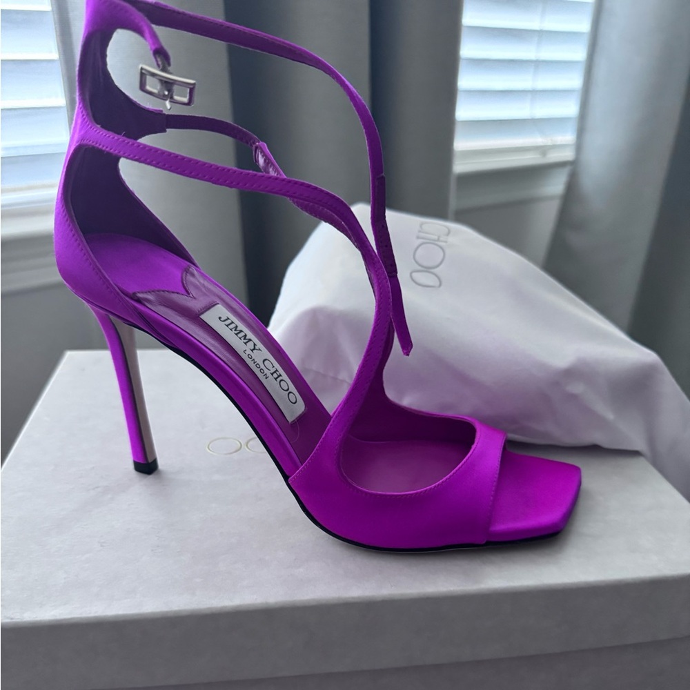 Jimmy Choo fuchsia  Heels Stiletto Sandals size38